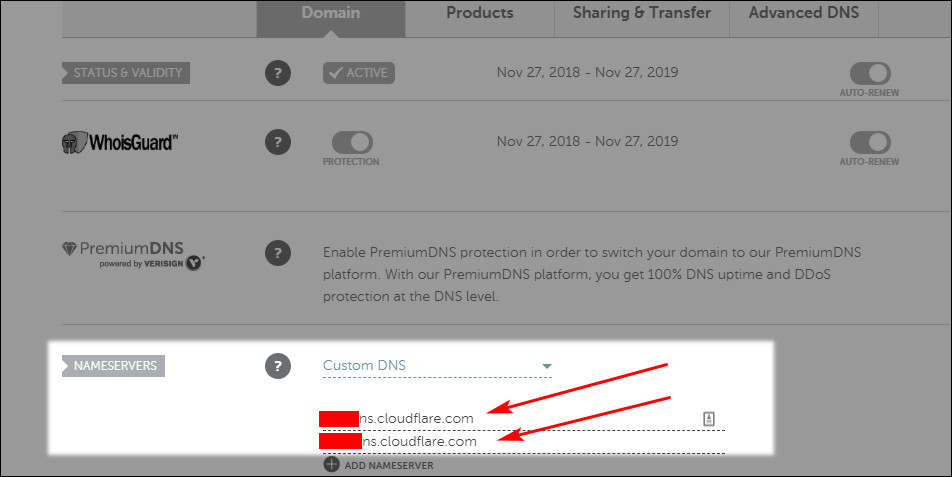 Cara mengganti Name Server Cloudflare di Namecheap.com