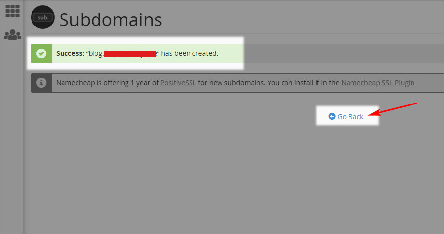 Install WordPress di Subdomain cPanel 4