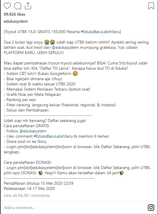 caption media instagram